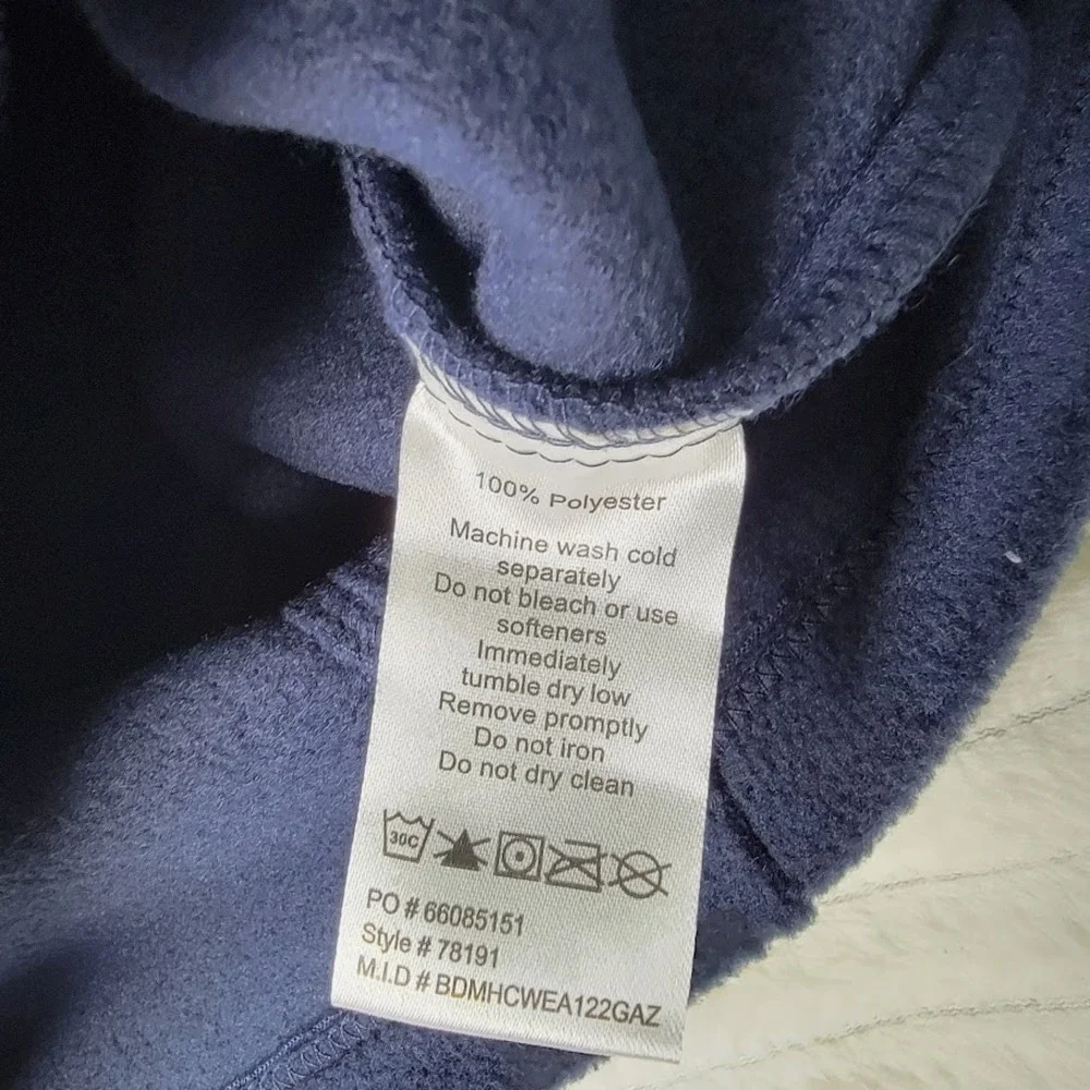 Core 365 Women's Fleece Vest XL Navy Full Zip Sleeveless Chimerix Logo NWT - Picture 9 of 9